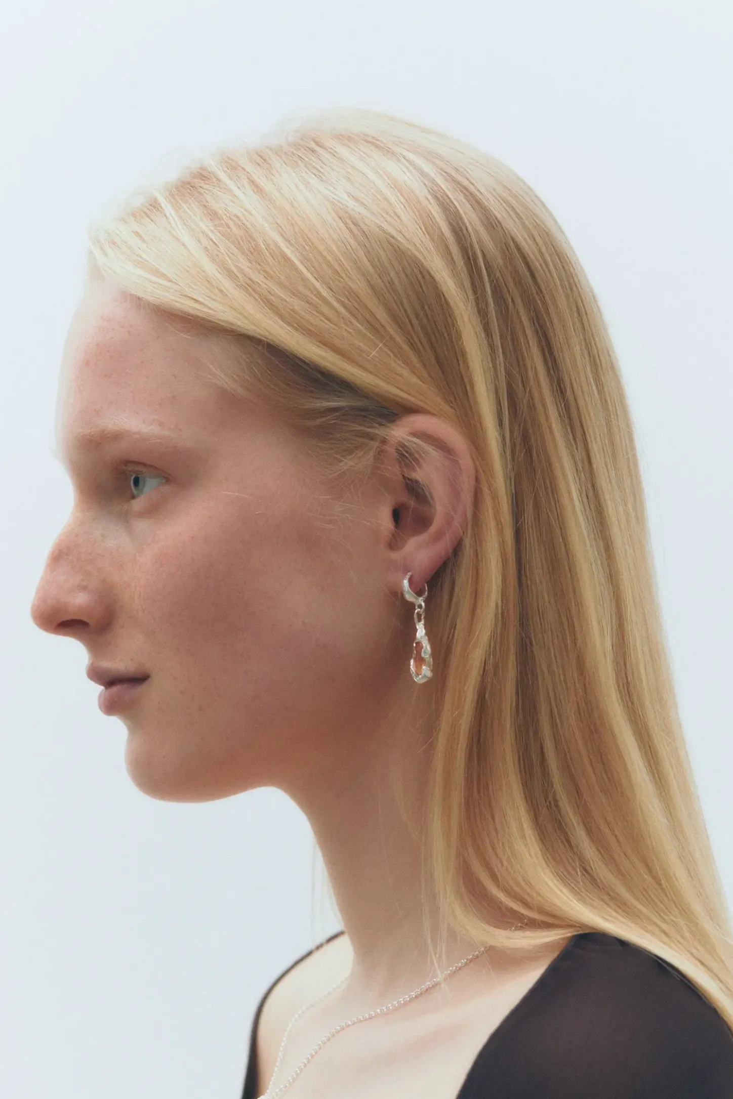 SIMUERO Earrings*Naranja Hoop