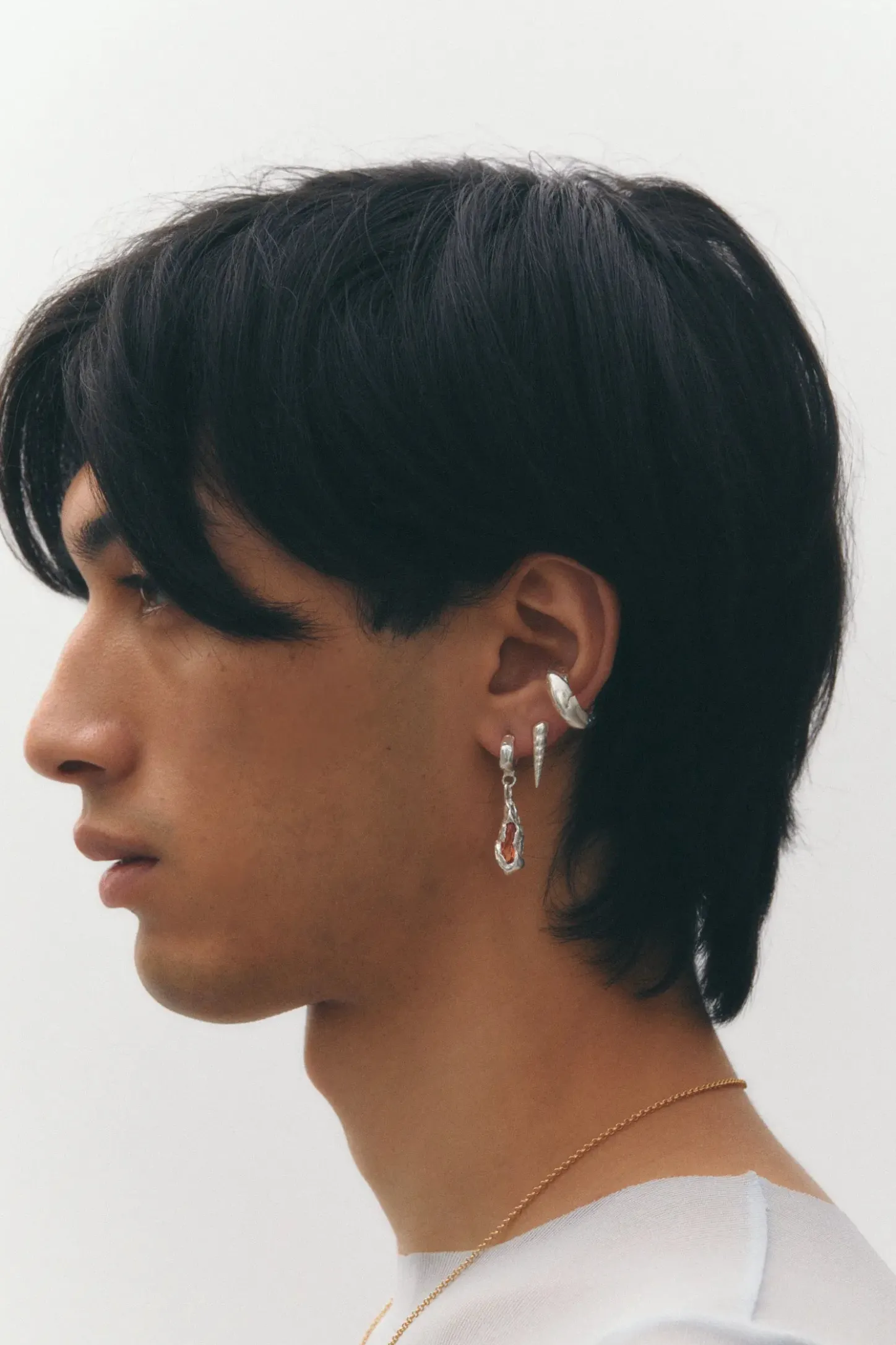 SIMUERO Earrings*Naranja Hoop